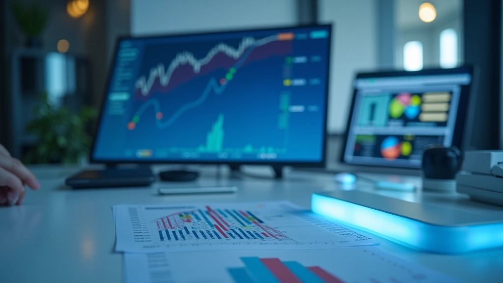 Notleidende Kredite Datenvisualisierung auf Analysebildschirm