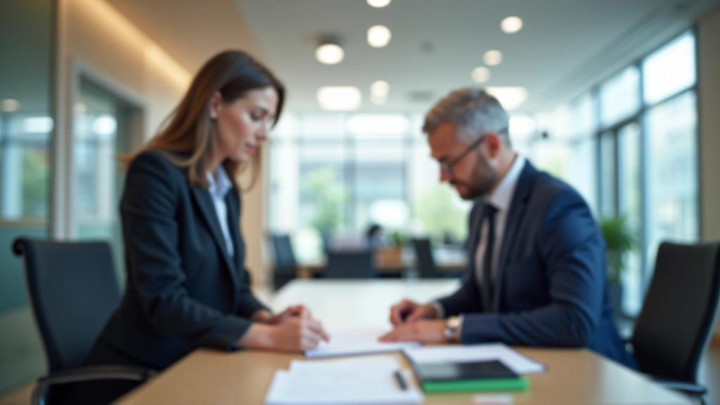 Moderne deutsche Sparkasse-Filiale mit Beratungstisch, Finanzberaterin und Kundin in Gespräch, professionelle Einrichtung